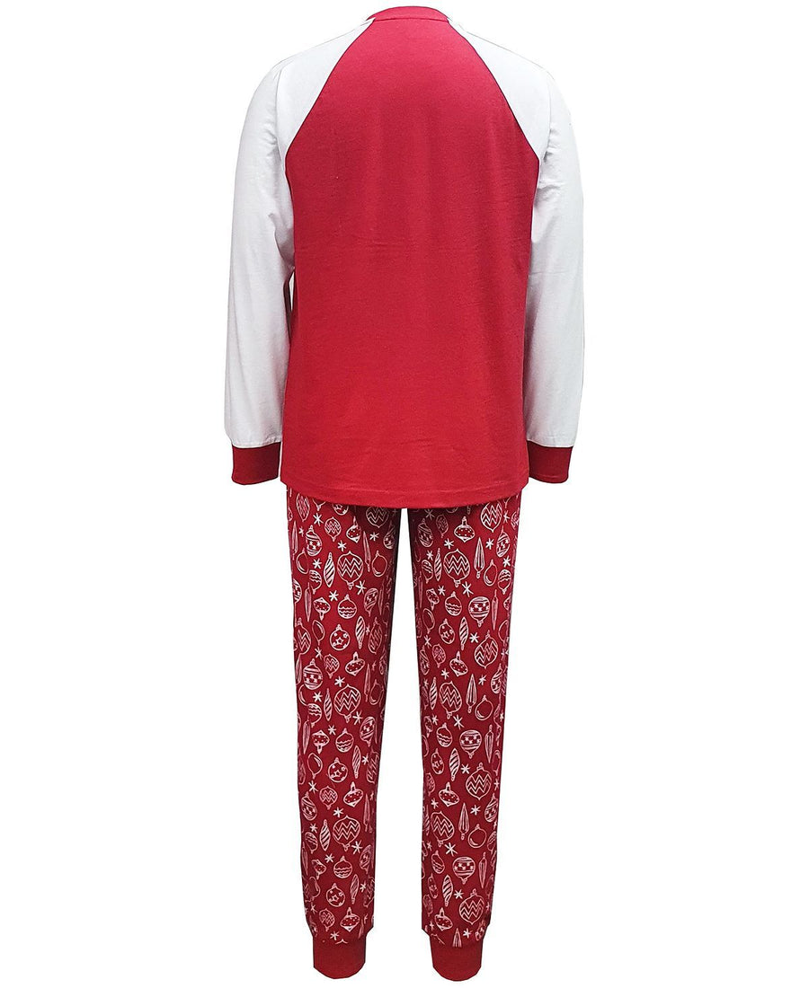 Family Pajamas Matching Ornament-print Family Pajama Set Ornaments