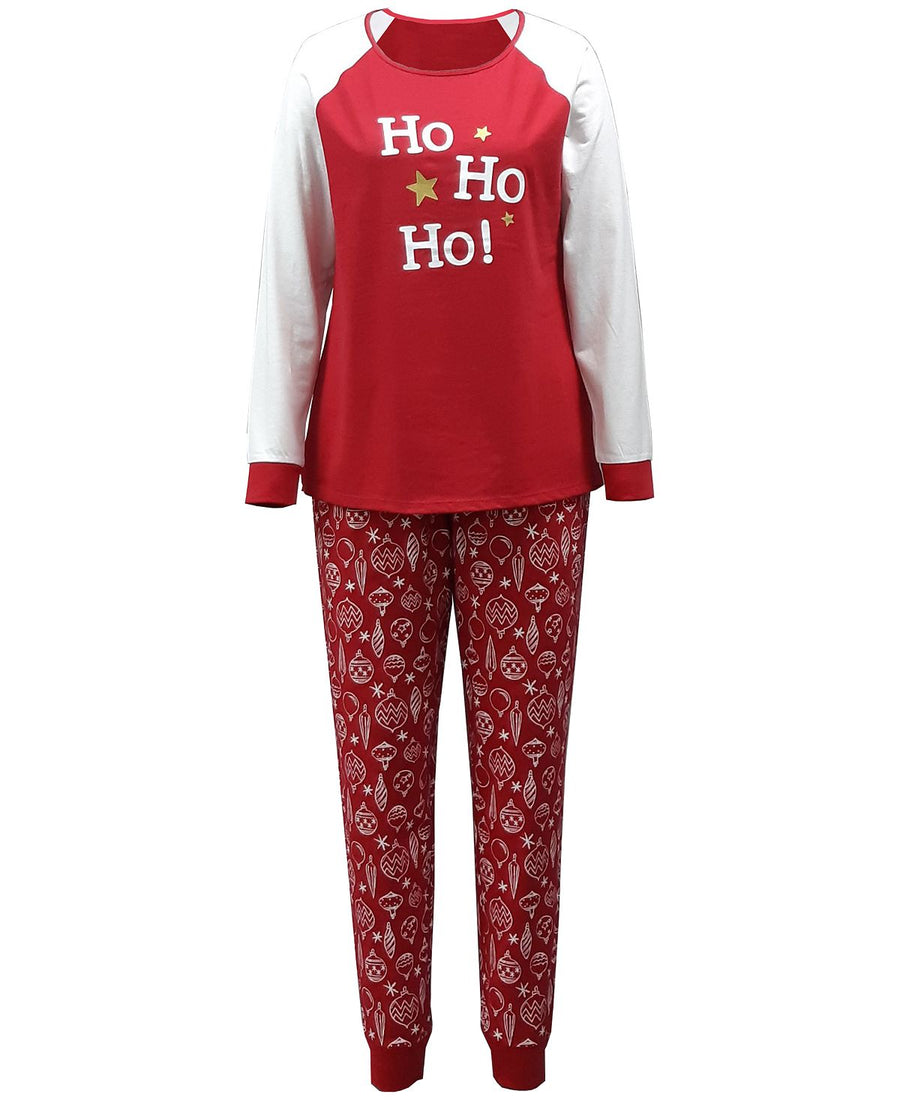 Family Pajamas Matching Wo Ornament-print Family Pajama Set Ornaments