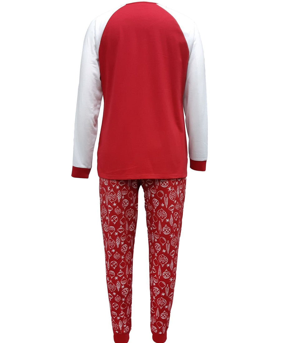 Family Pajamas Matching Wo Ornament-print Family Pajama Set Ornaments