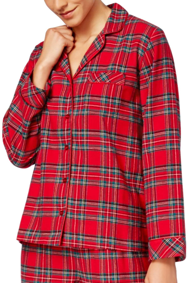 Family Pjs Red/Brinkley-Plaid Pajama Set