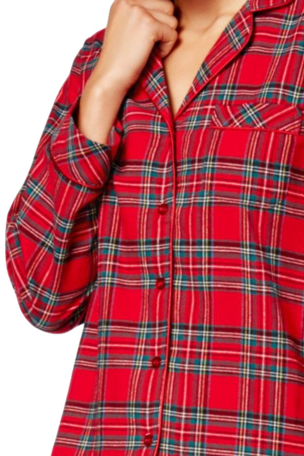 Family Pjs Red/Brinkley-Plaid Pajama Set