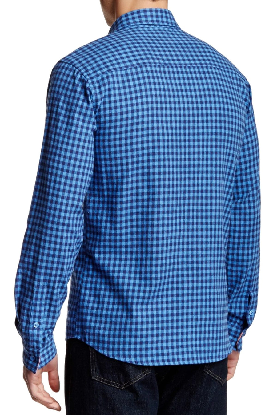 Filthy Etiquette Blue & Black Harper Button-Up Shirt