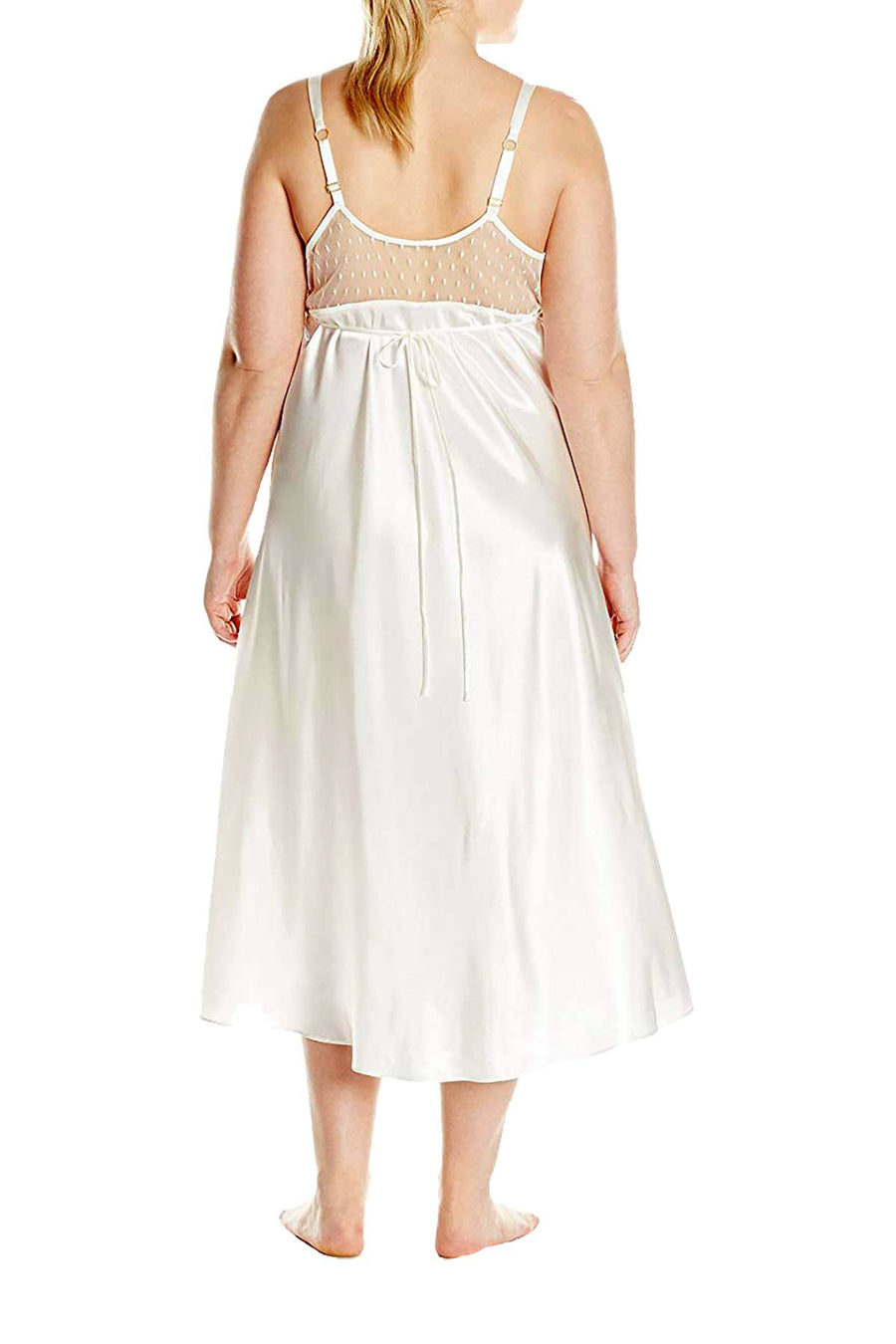 Flora by Flora Nikrooz PLUS Ivory Satin Stella Nightgown