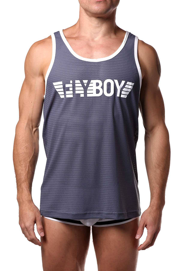 FlyBoy Wolf Grey Tank Top