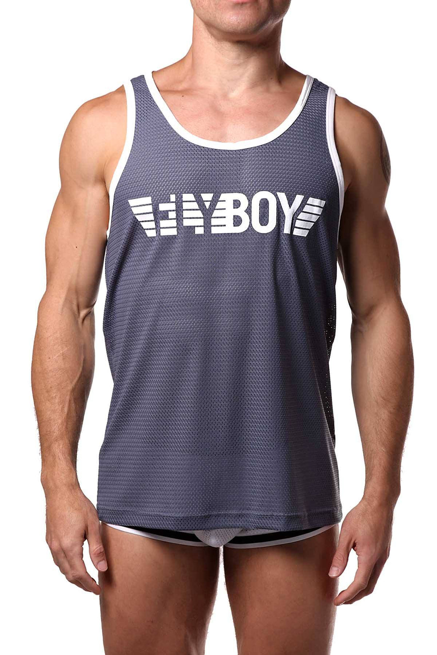 FlyBoy Wolf Grey Tank Top