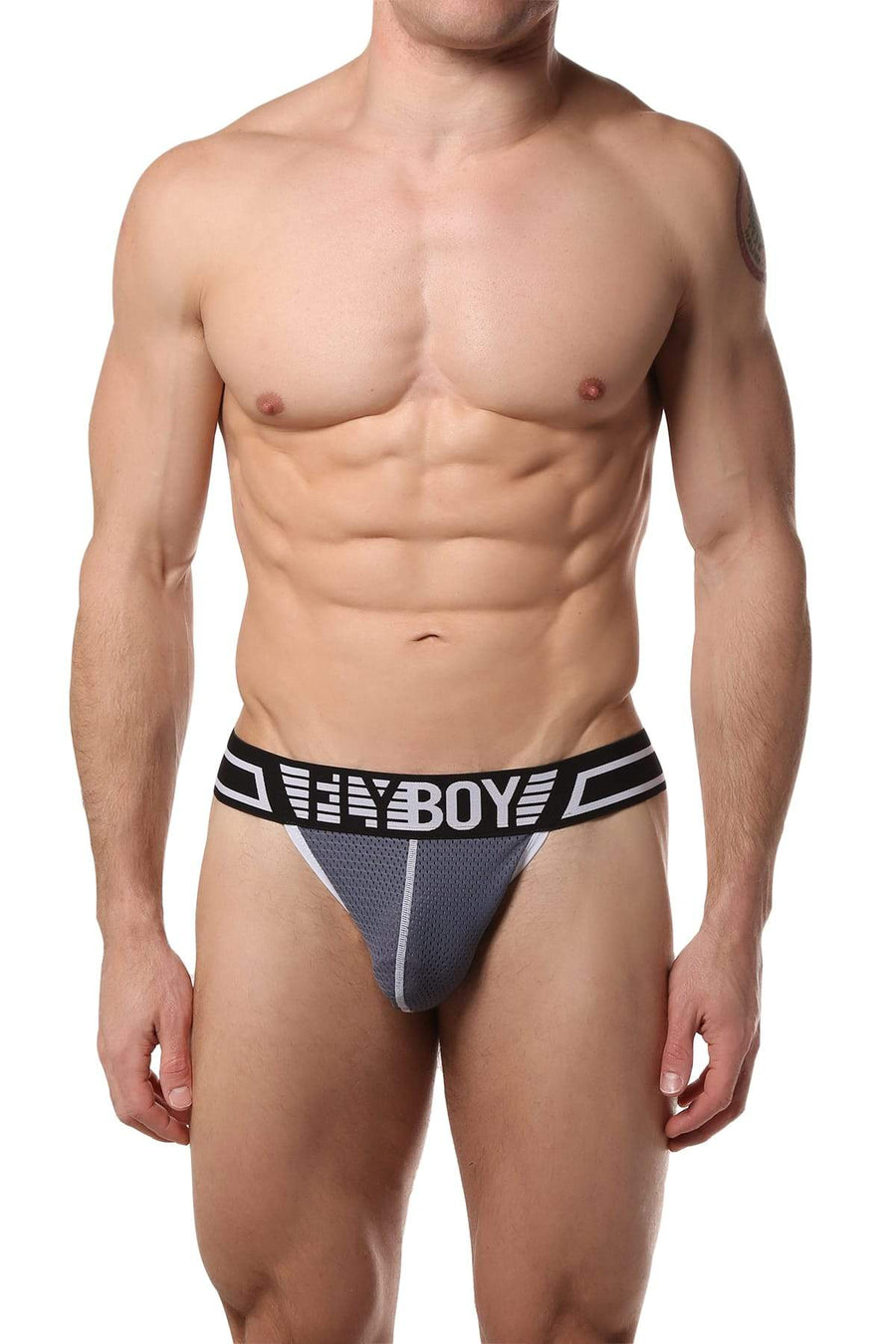 FlyBoy Wolf Grey Thong
