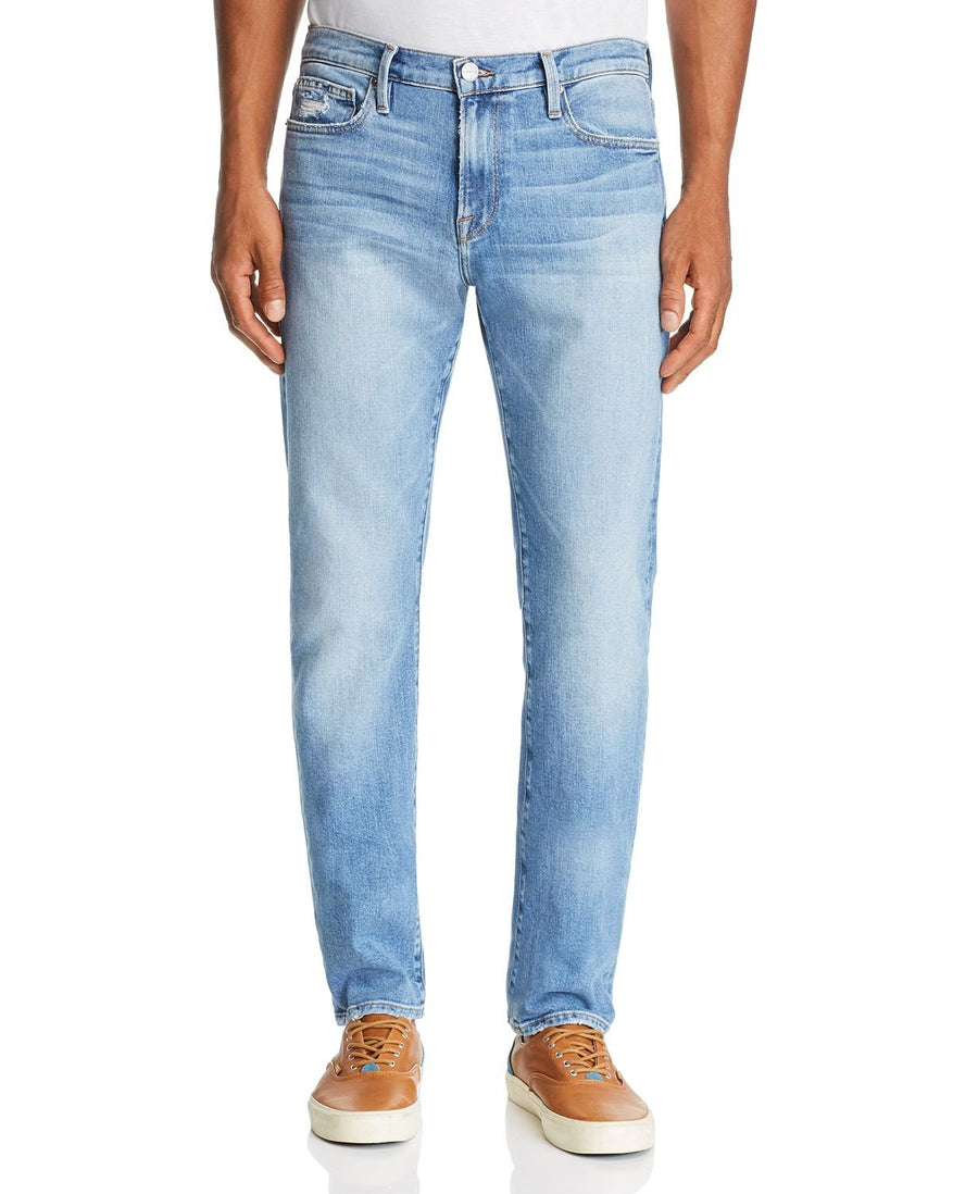 Frame L'homme Slim Fit Jeans In Blue Bay Blue Bay