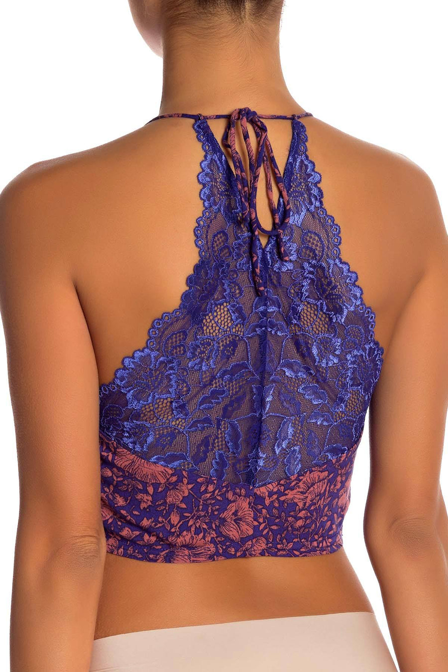 Free People Royal Combo Printed The Century Brami Bralette