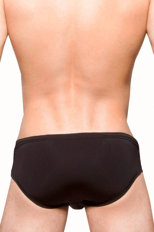 Freedom Reigns Black/Aqua-Camo Tech-Pro Swim Brief