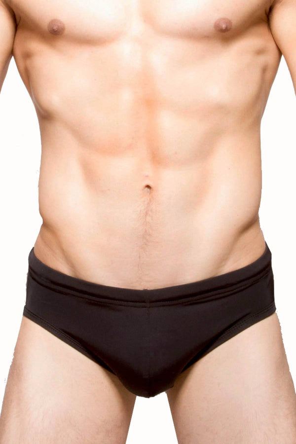 Freedom Reigns Black/Green-Camo Combat Swim Brief