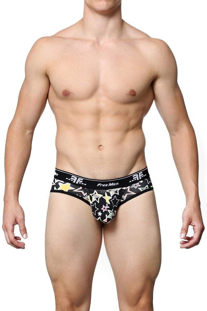 Freemen Black Stars Bulge Brief