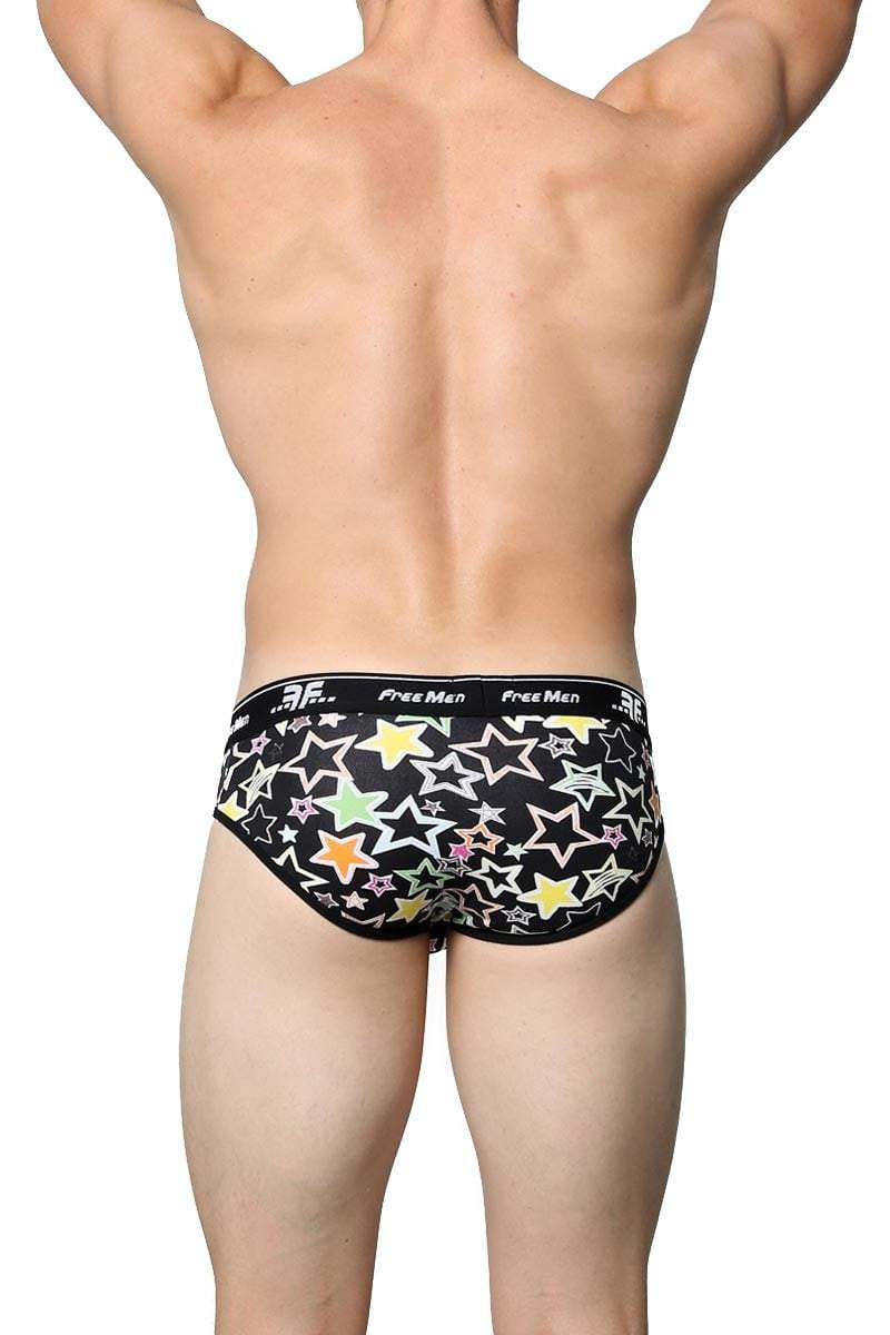 Freemen Black Stars Bulge Brief