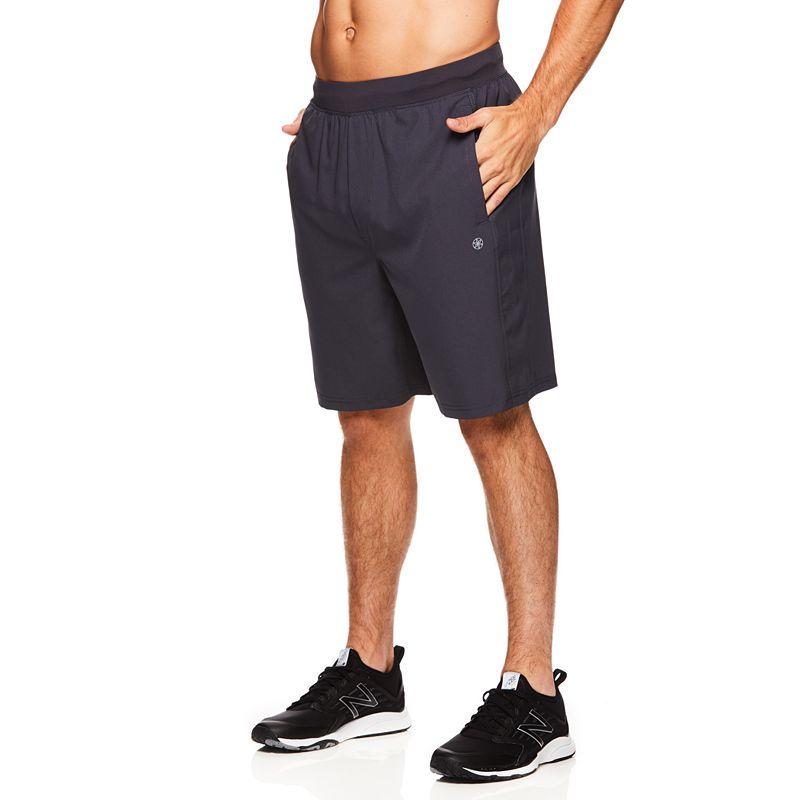Gaiam Men's GAIAM Karma Shorts, Size: XL, Black Burgundy