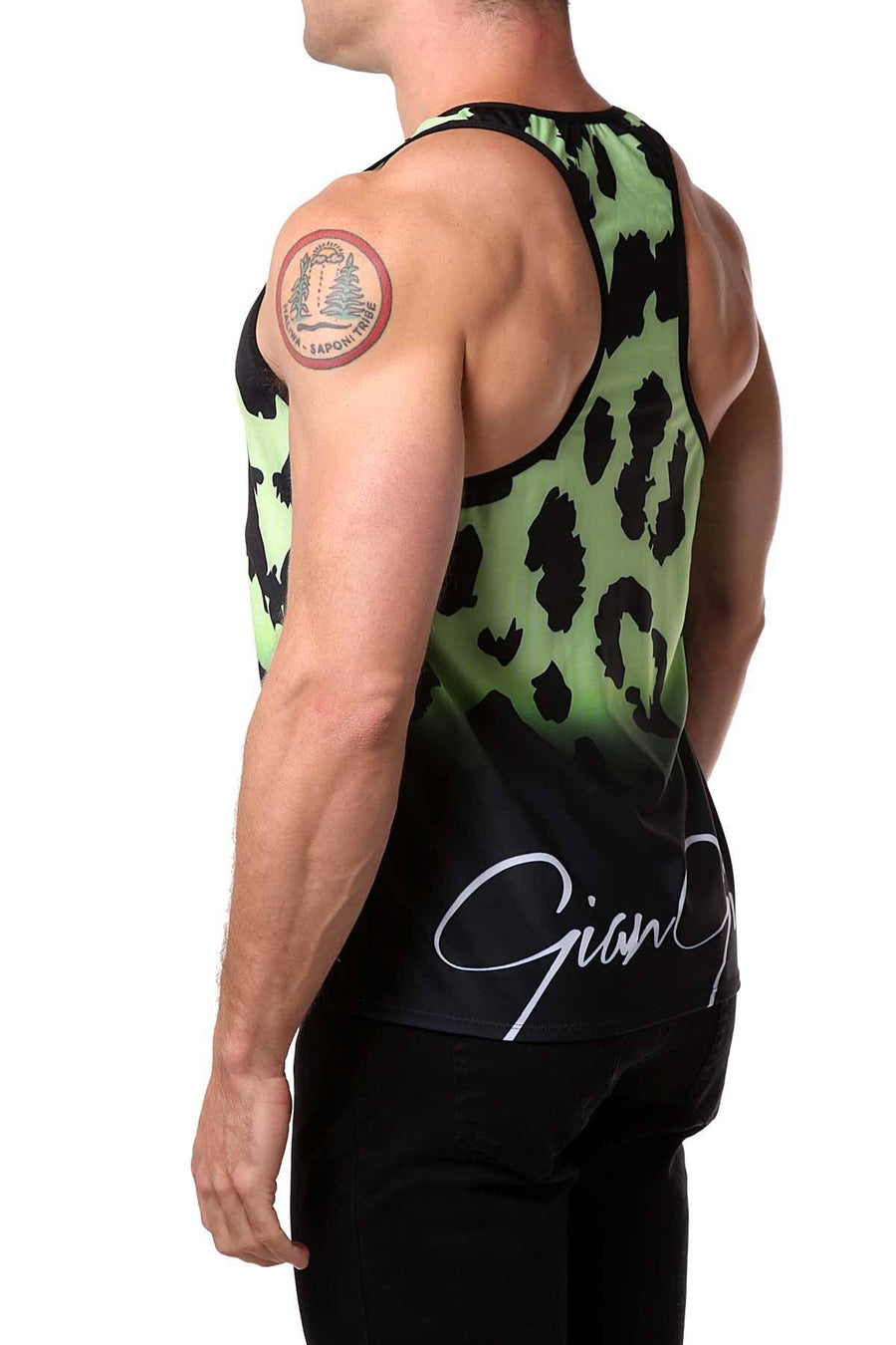 Gian Gianni Neon Predator Tank Top