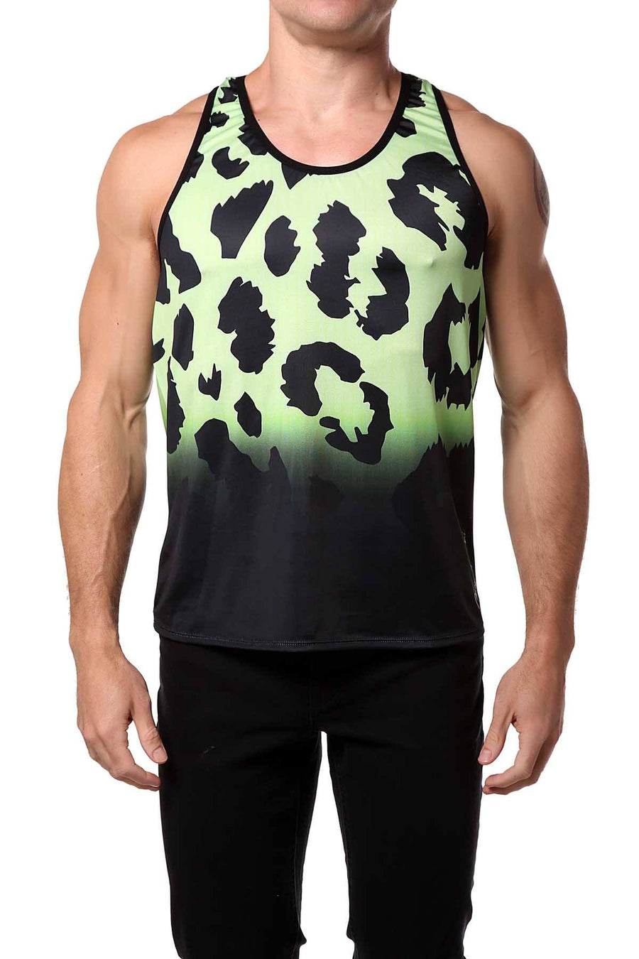 Gian Gianni Neon Predator Tank Top