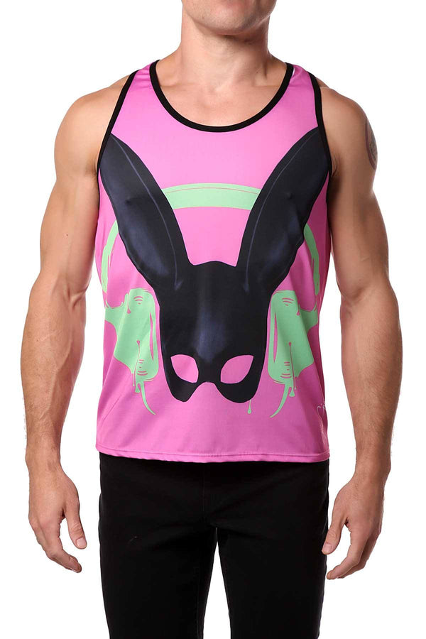 Gian Gianni Pink Rabbit Tank Top