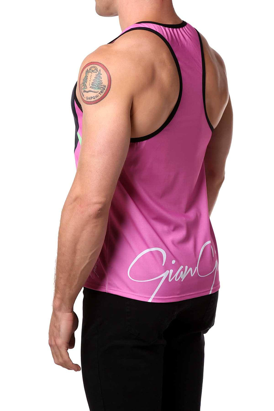 Gian Gianni Pink Rabbit Tank Top