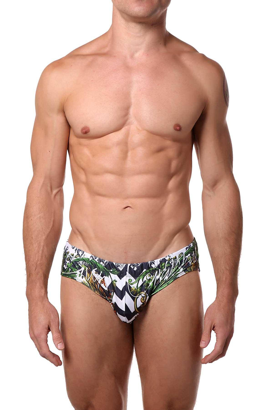 Gian Gianni Royal Zig Zag Swim Brief