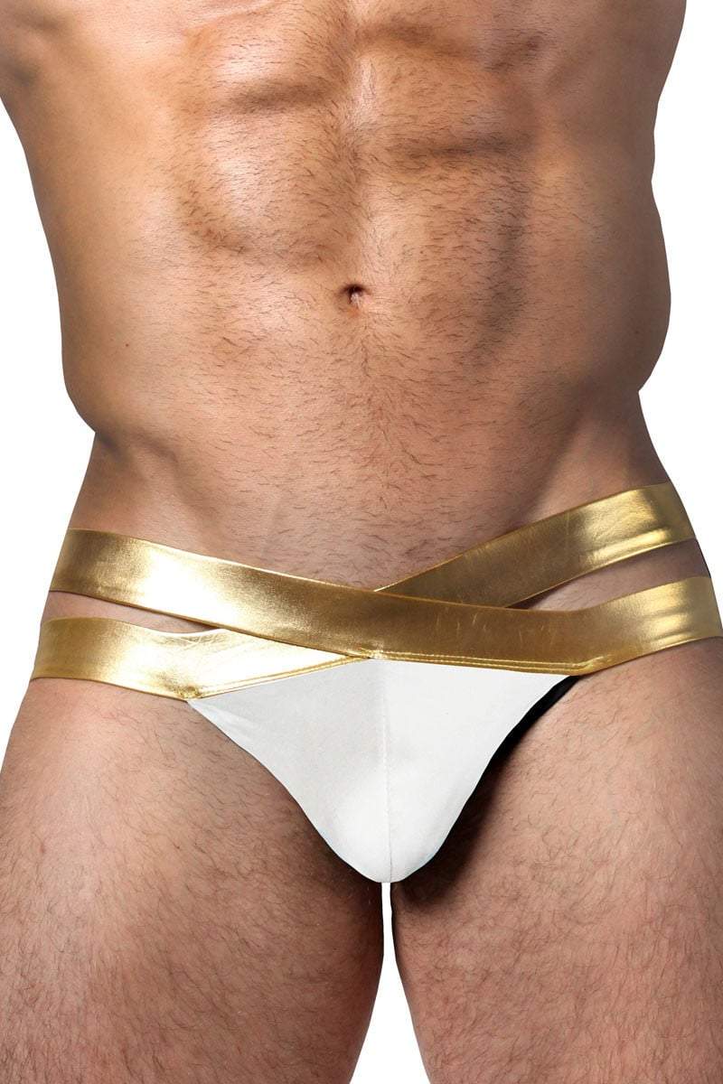 Gian Gianni White Crossover Swim Brief