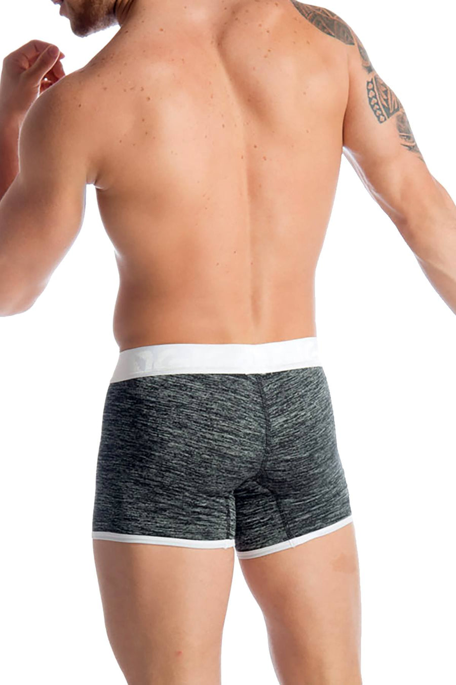 Gigo Black Racing Long Boxer Brief