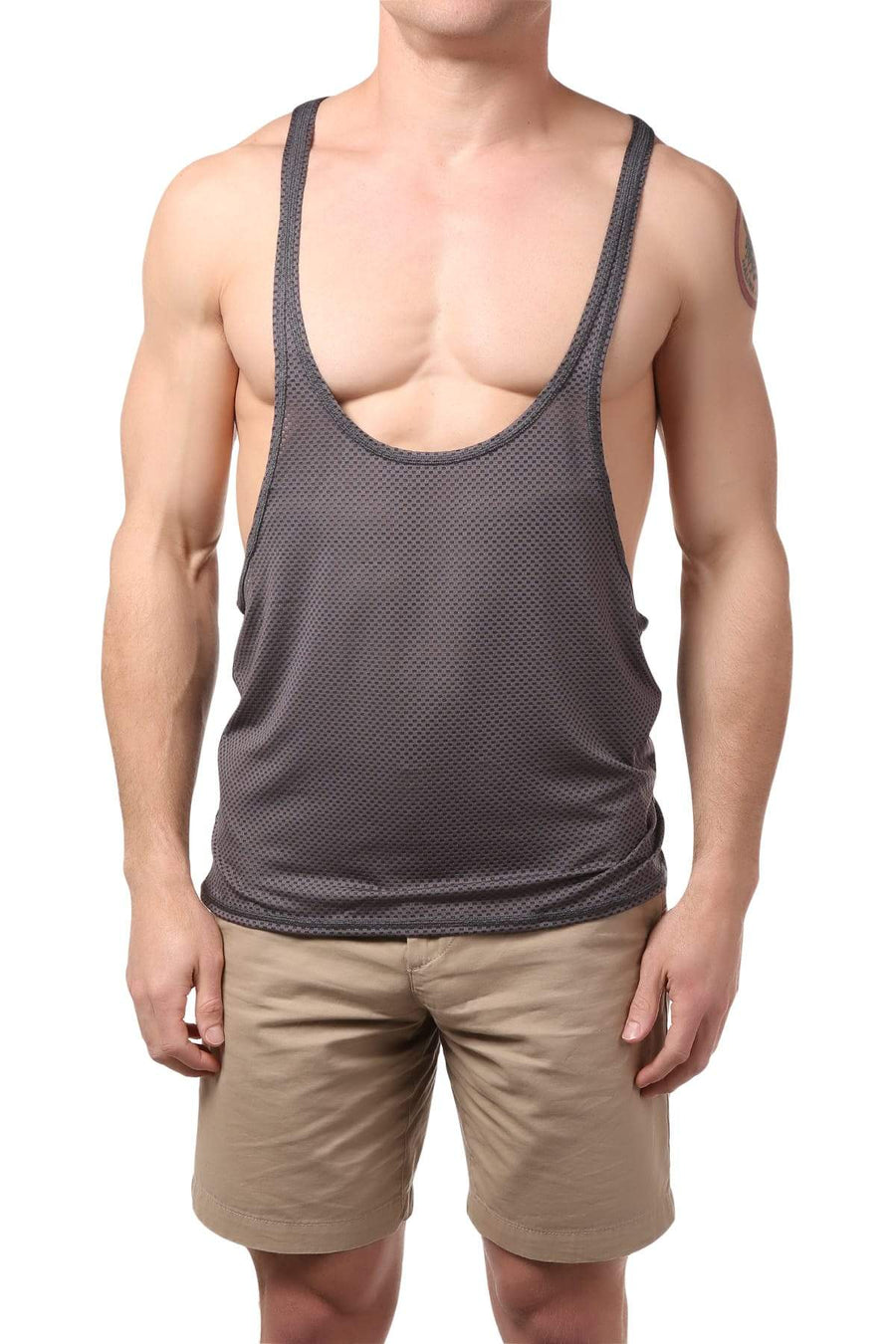 Gigo Grey Capriati Tank Top