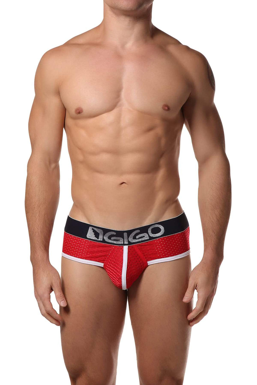 Gigo Red Electric Jock-Brief