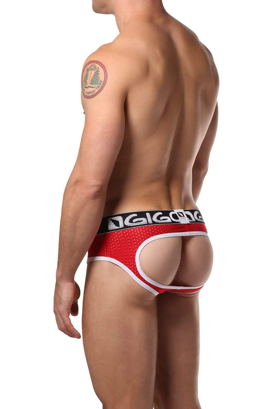 Gigo Red Electric Jock-Brief