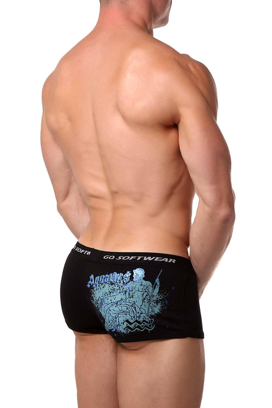 Go Softwear Black/Blue Aquarius Retro Short