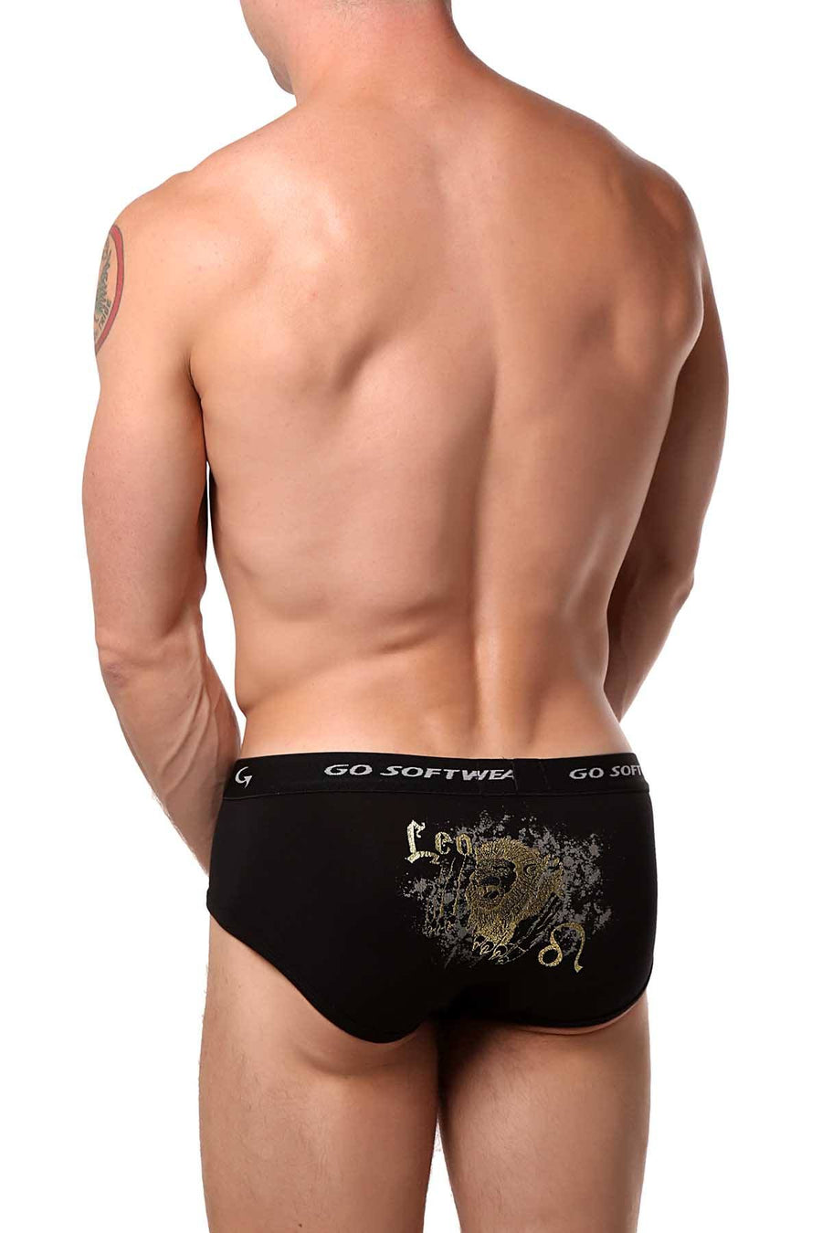 Go Softwear Black/Gold Leo Boy Brief