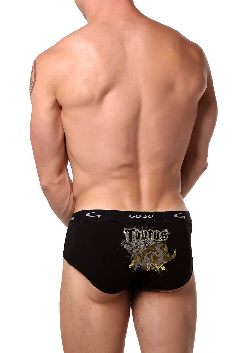 Go Softwear Black/Gold Taurus Boy Brief