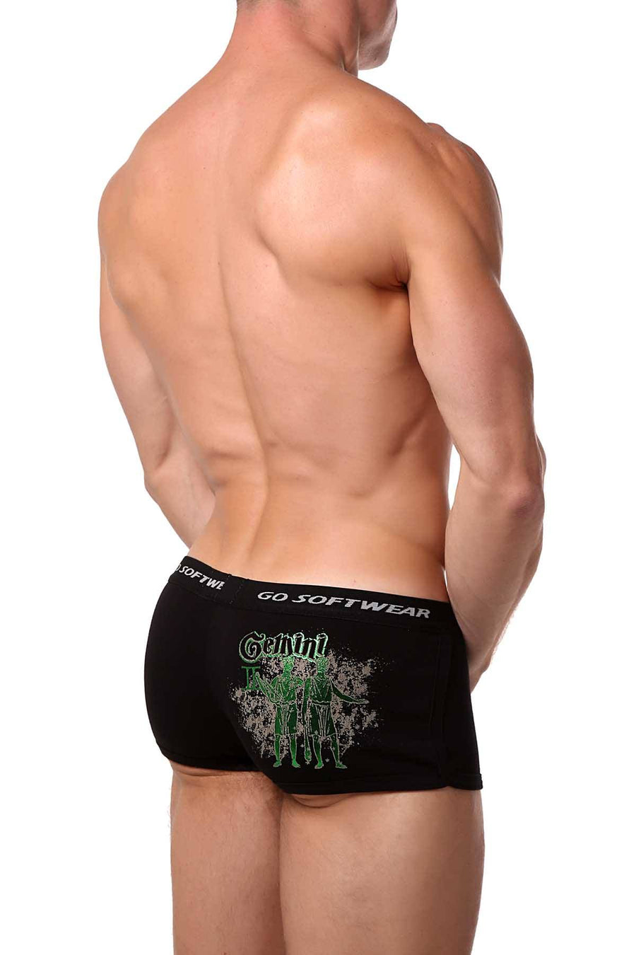 Go Softwear Black/Green Gemini Retro Short