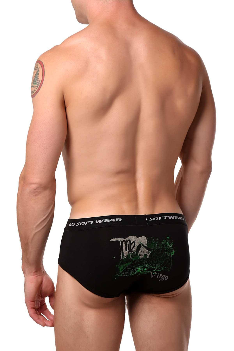 Go Softwear Black/Green Virgo Boy Brief