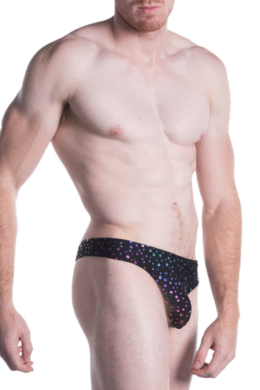 Go Softwear Black Hologram Swim Thong