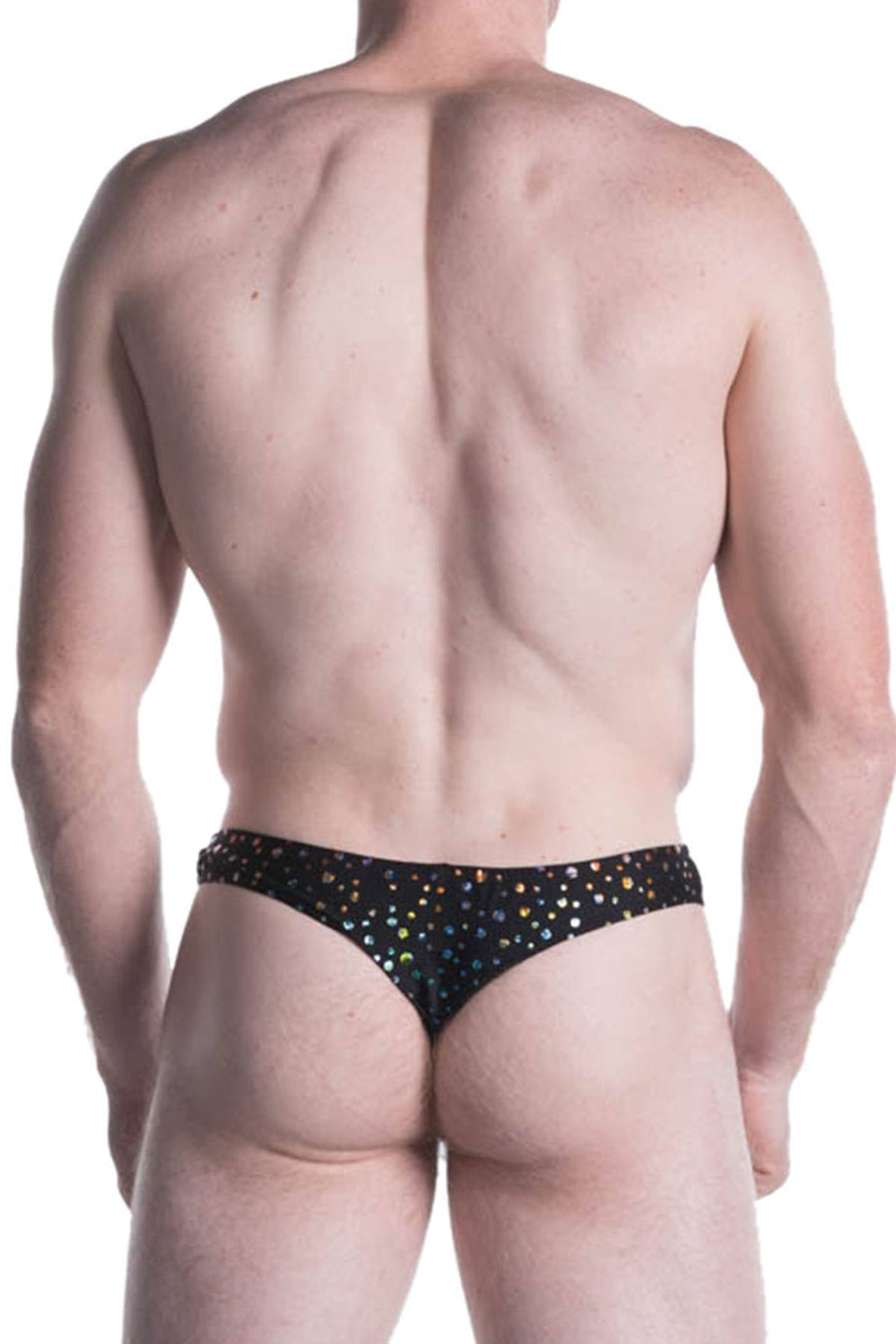 Go Softwear Black Hologram Swim Thong