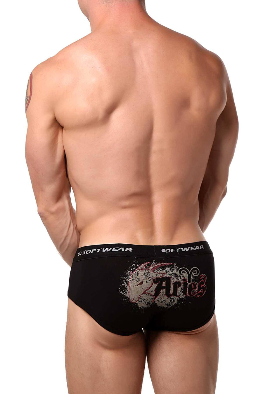 Go Softwear Black/Red Aries Boy Brief