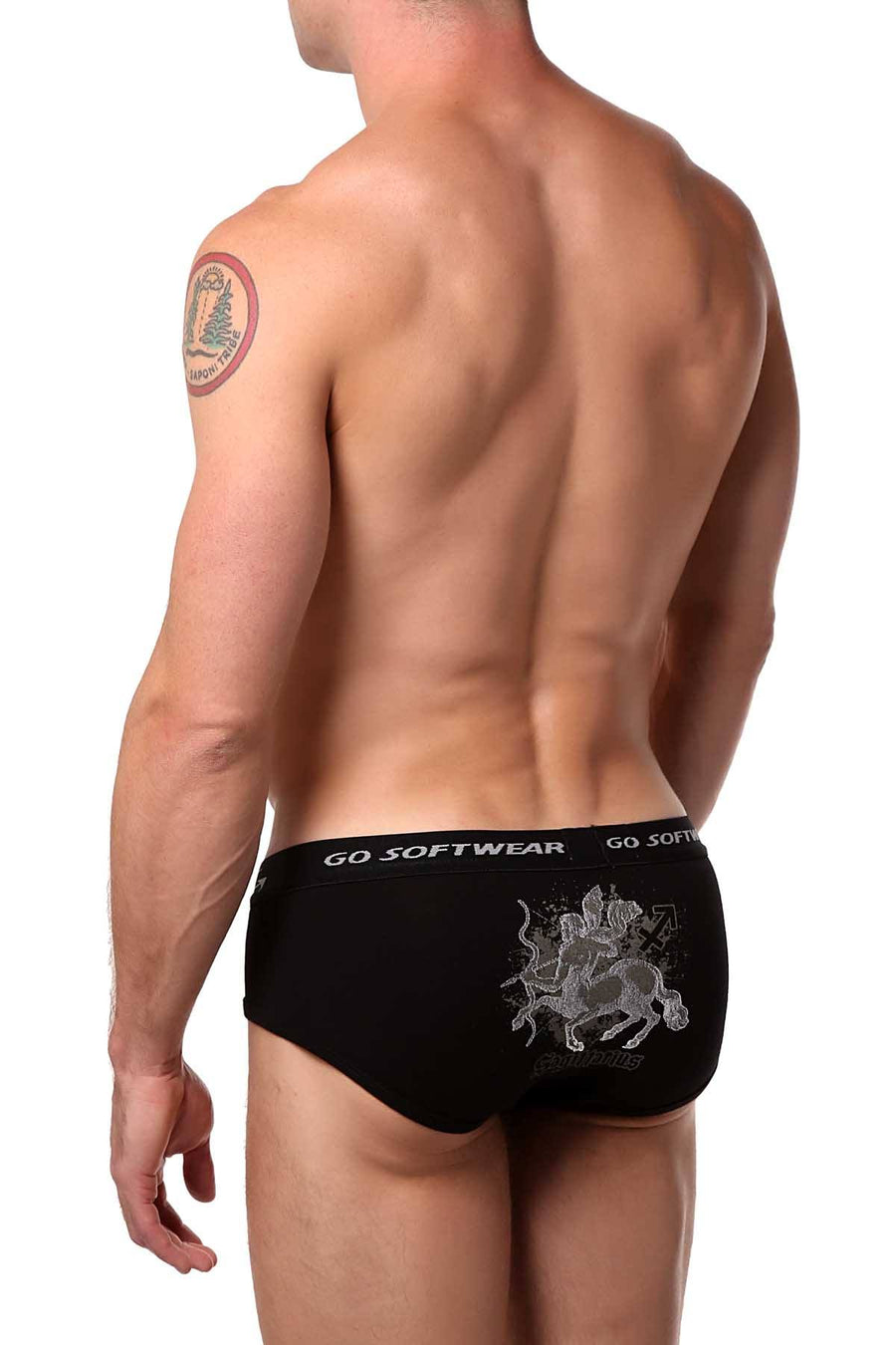 Go Softwear Black/Silver Sagittarius Boy Brief