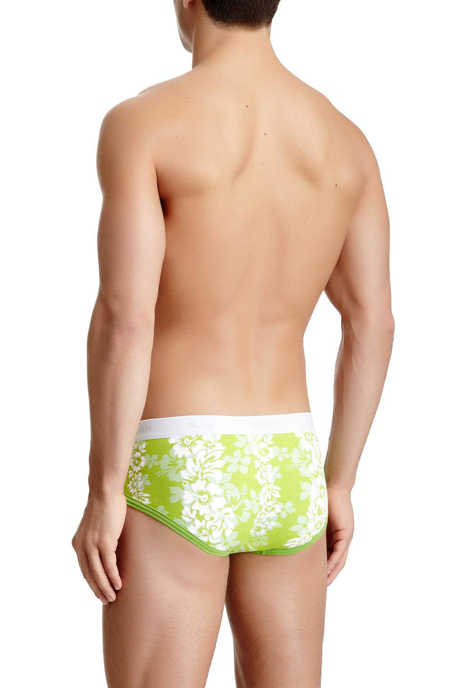 Go Softwear Lime Hibiscus Boy Brief