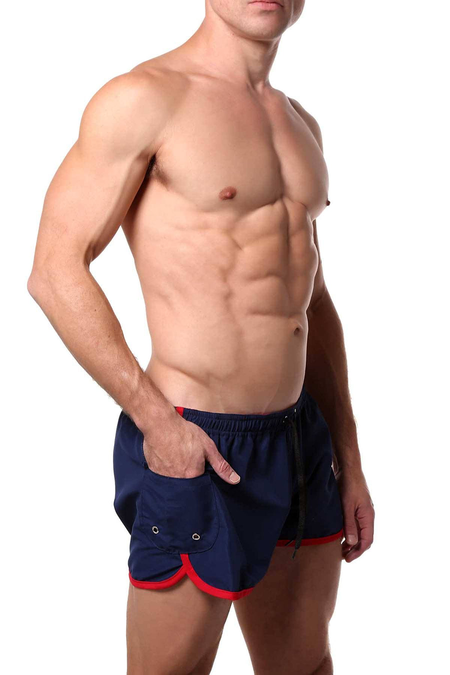 Go Softwear Navy/Red Surfrider Swim Short