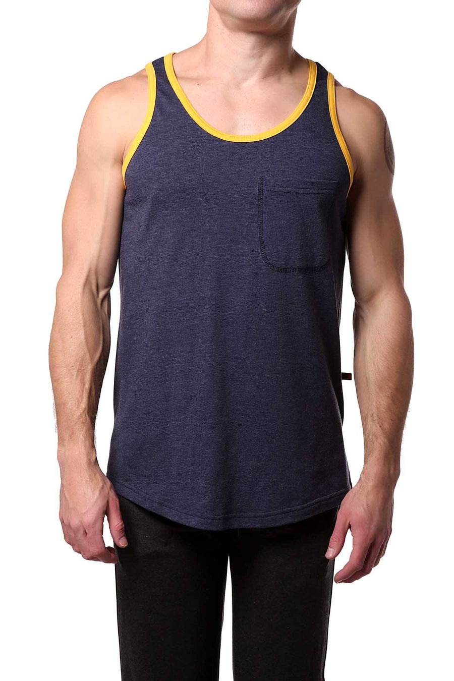 Go Softwear Navy/Yellow Zenith Mod Tank