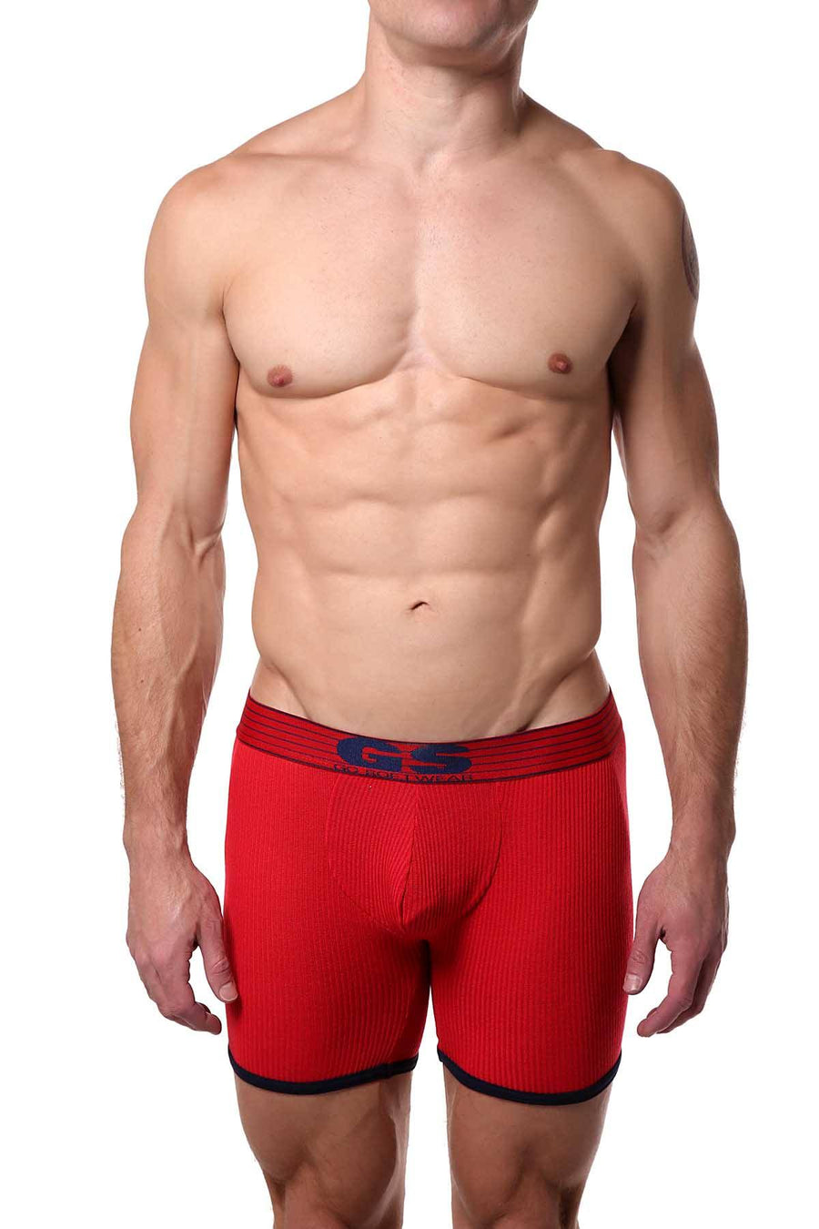 Go Softwear Red/Navy Pop Volt Reveal Boxer-Jock
