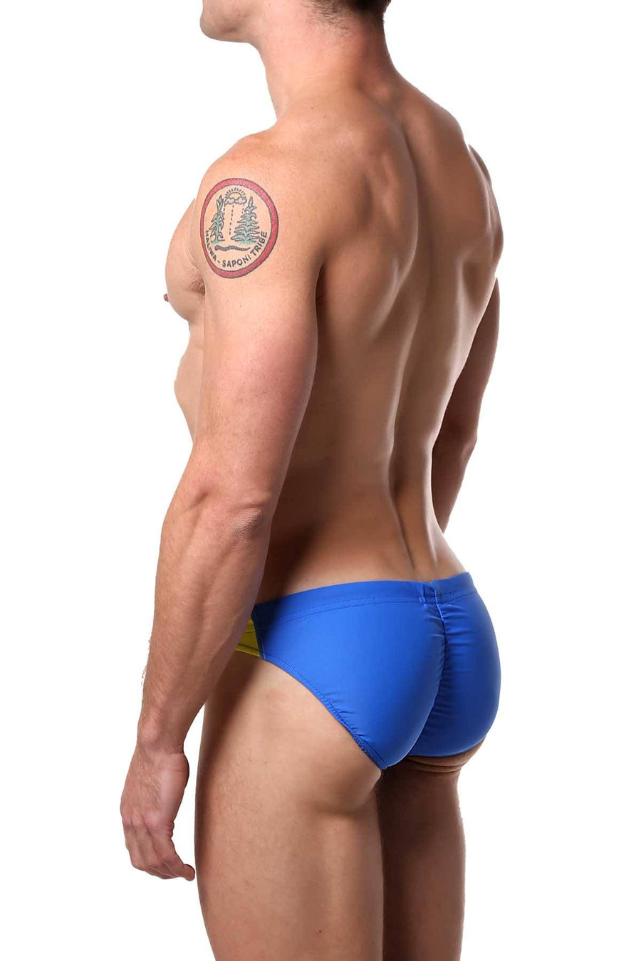 Go Softwear Royal/Yellow Gunnar Hi-Cut Swim Bikini