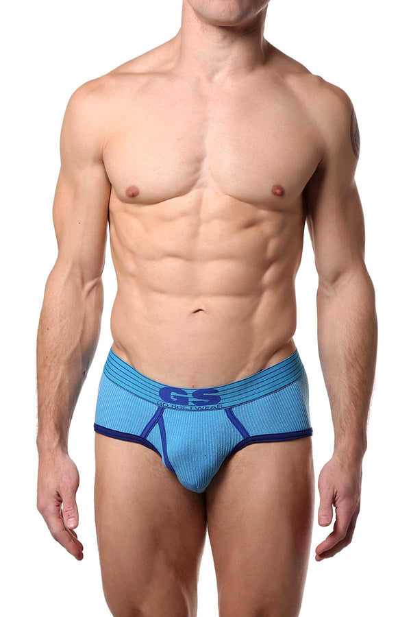 Go Softwear Turquoise/Royal Pop Volt Brief