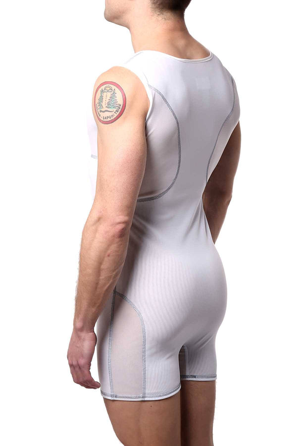 Go Softwear White Body-Shaper Body-Suit