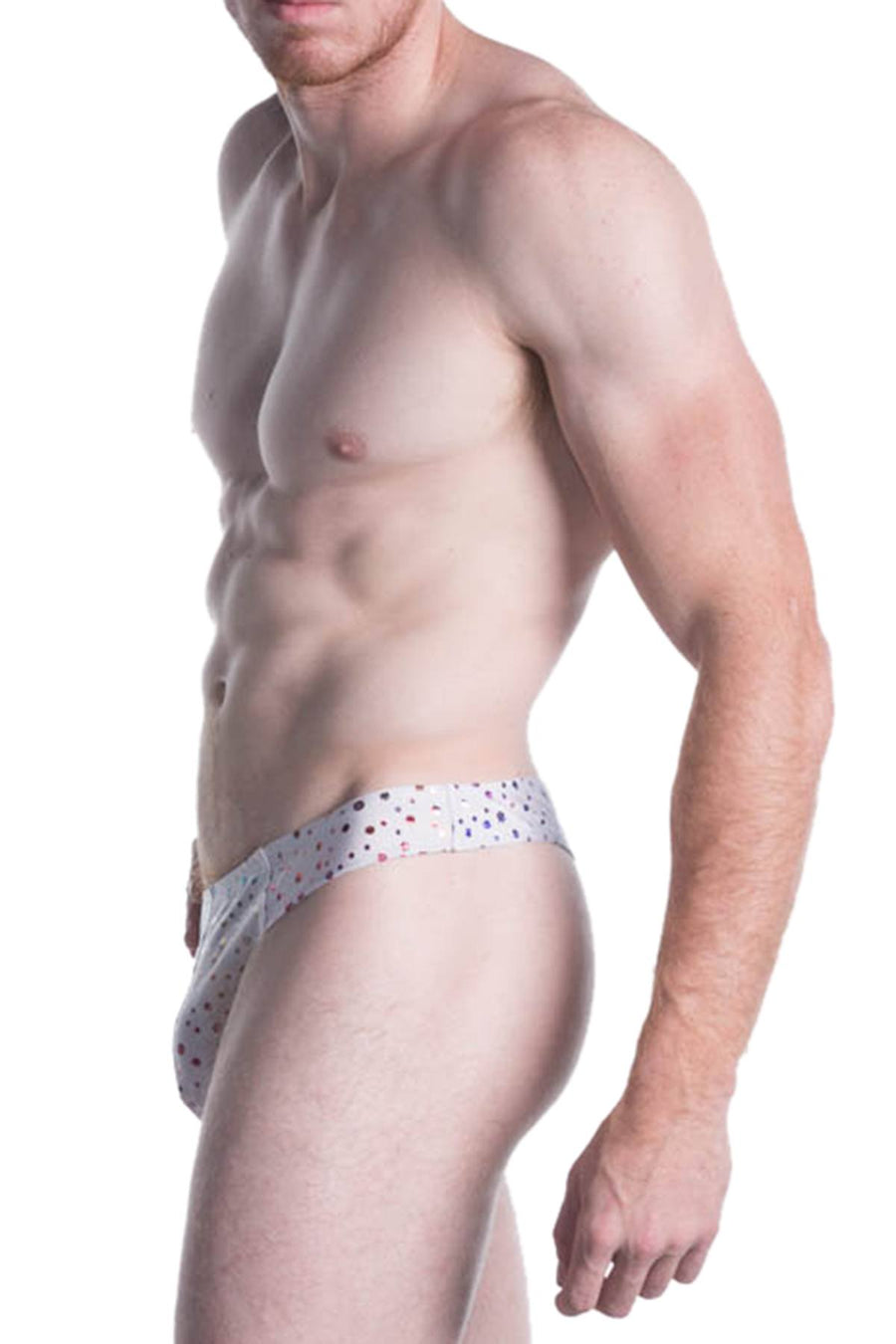 Go Softwear White Hologram Swim Thong