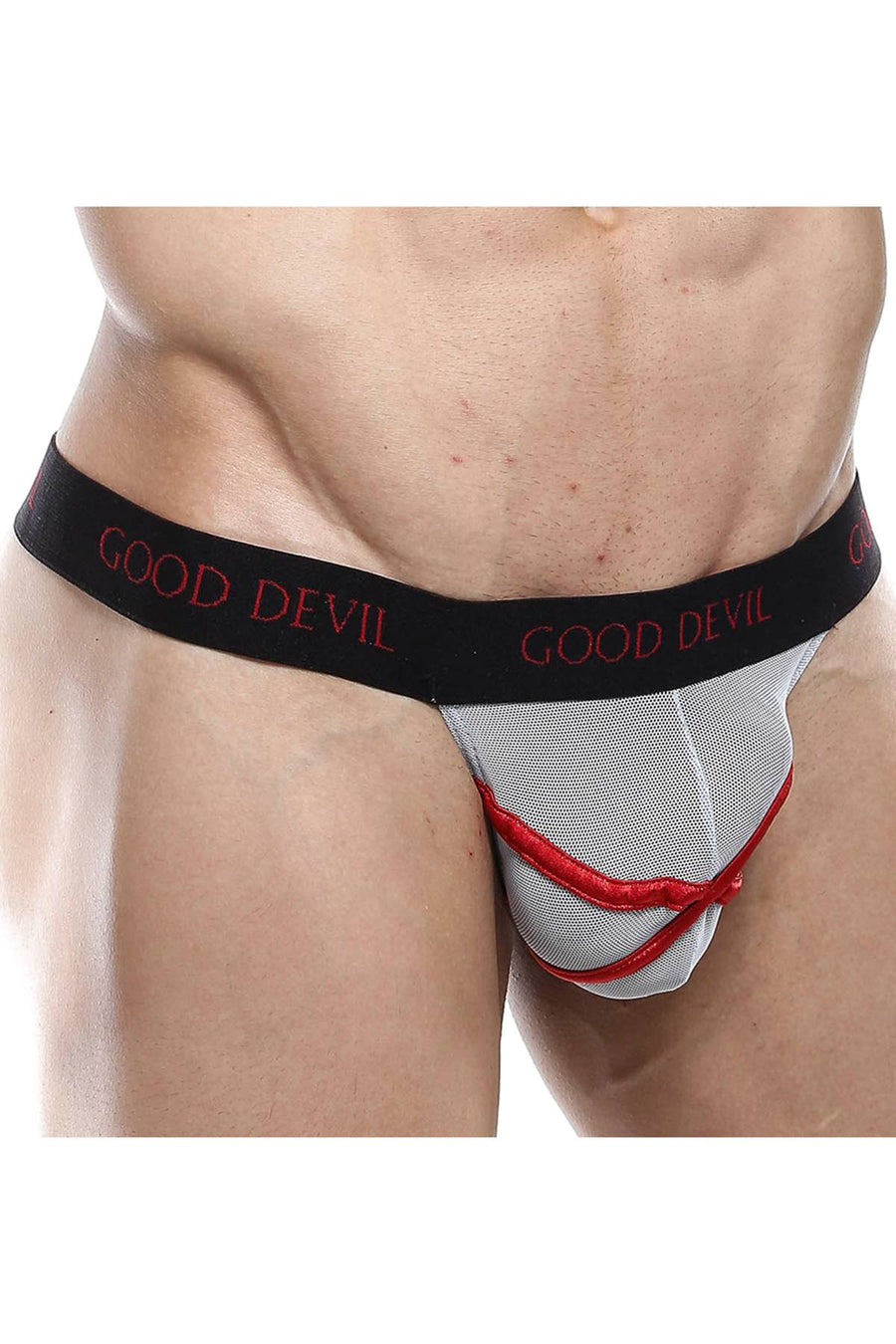 Good Devil Grey/Red X Micro G-string