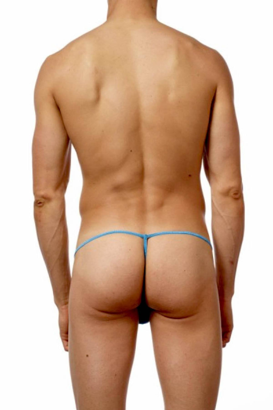 Good Devil Turquoise Net G-String