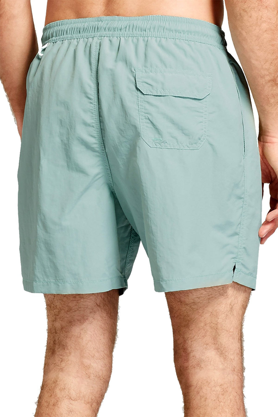 Goodfellow & Co. Pale Mint 18" Big & Tall Elastic Waist Swim Trunk