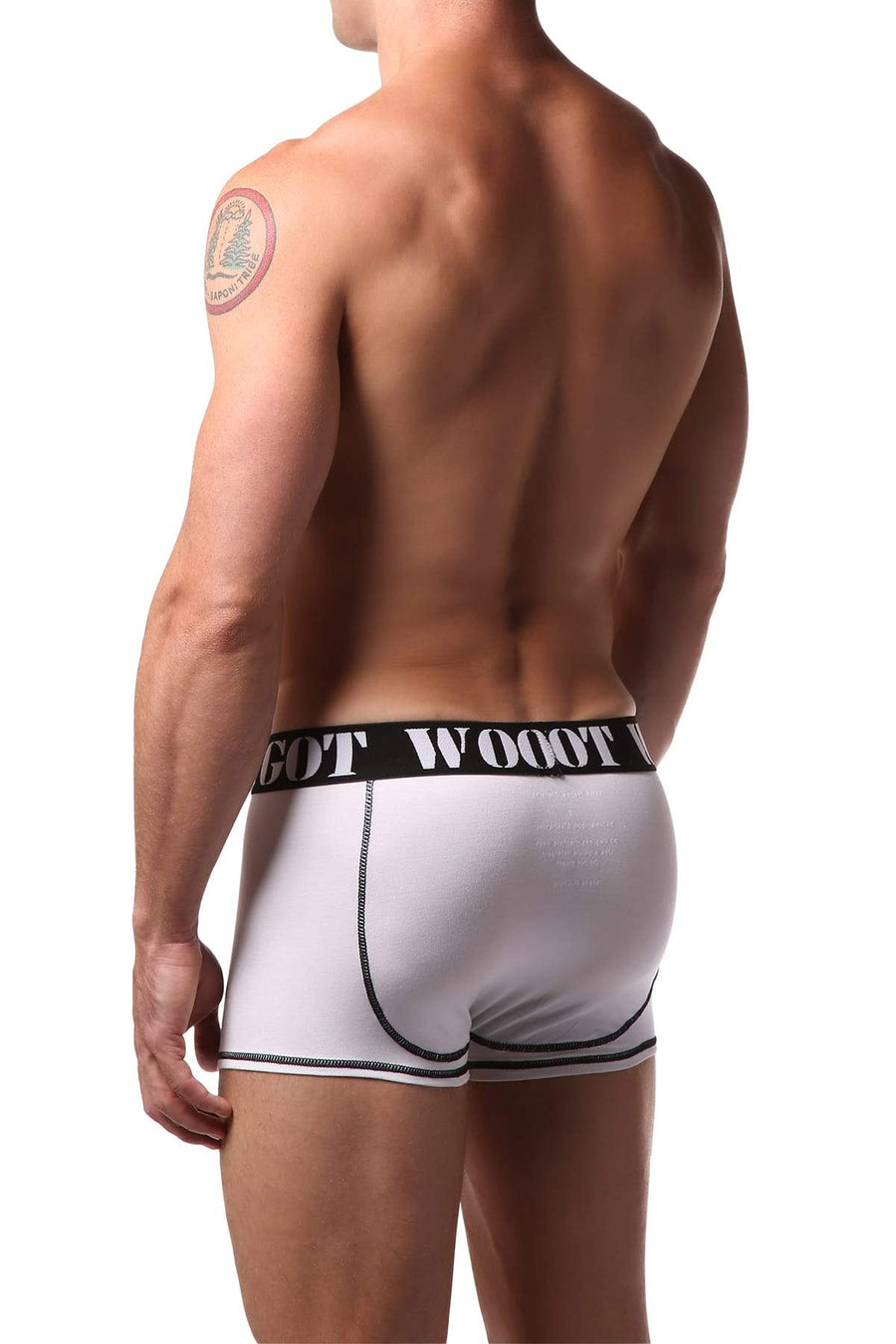 Got Wood White Boxer Brief