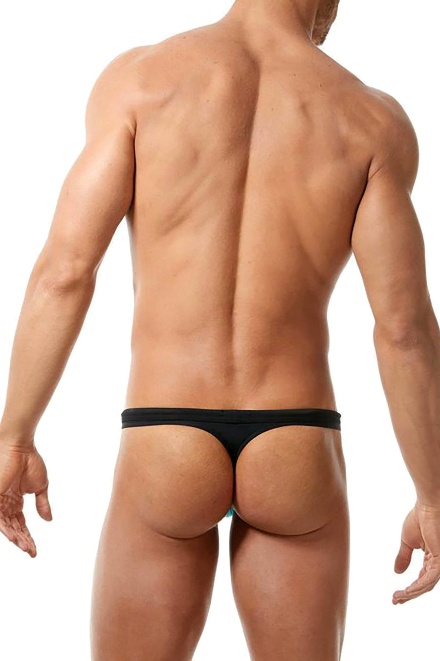 Gregg Homme Aqua/Black Sea Reef Swim Thong