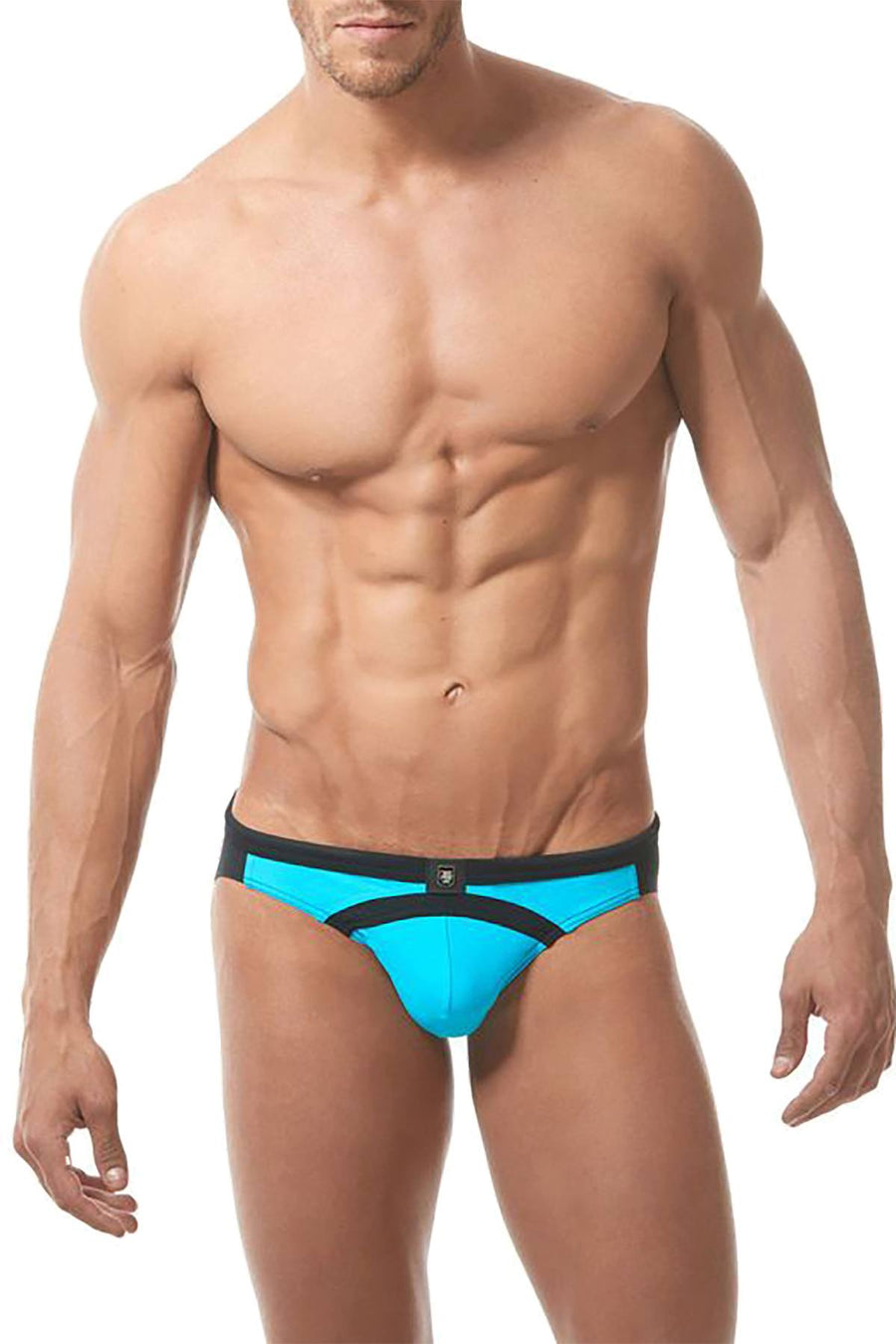 Gregg Homme Aqua/Black Sea Reef Swimwear Brief
